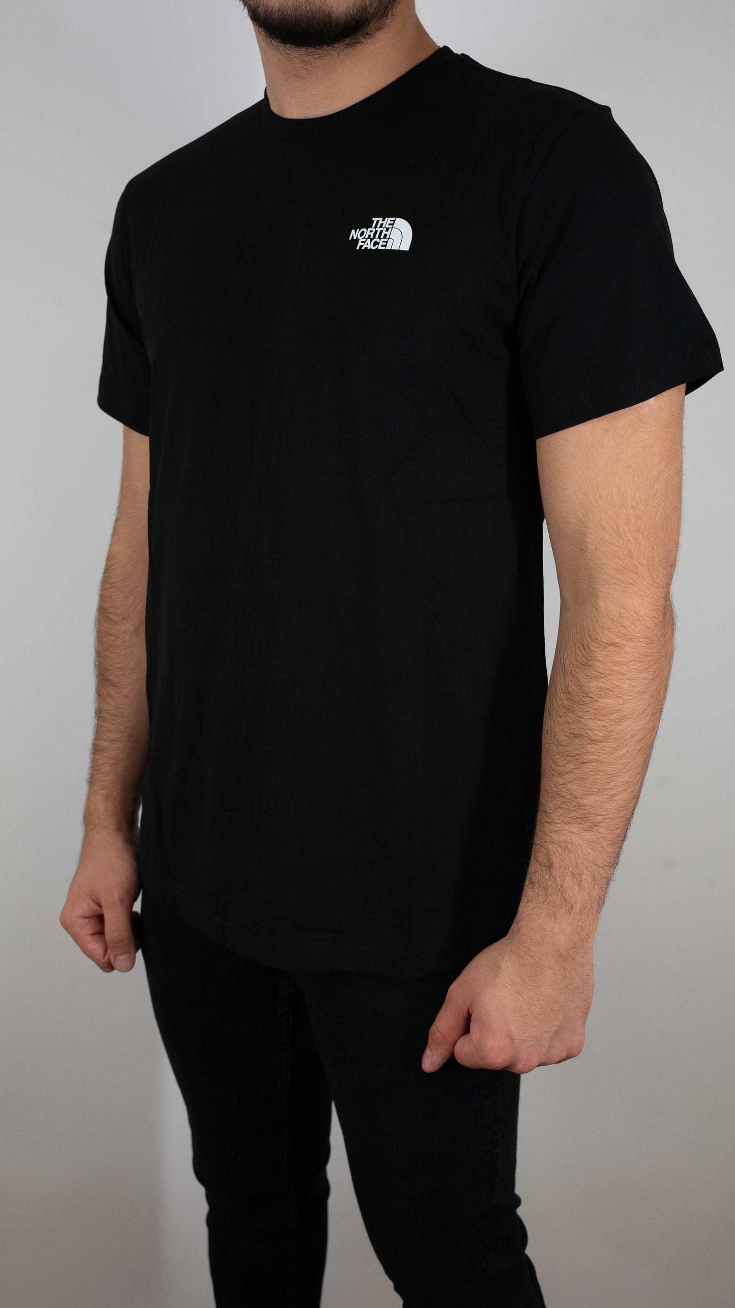 The North Face Crna Majica sa Vertical Printom na Leðima