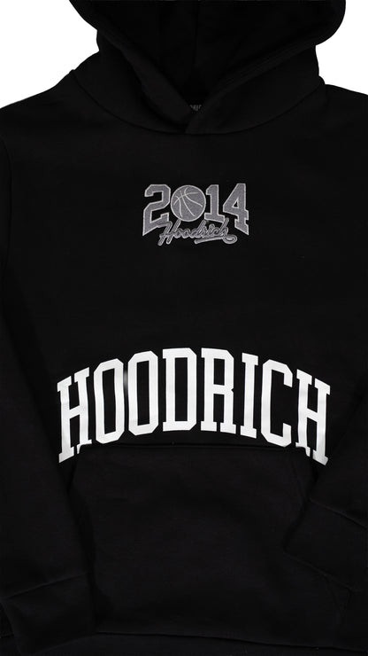 HOODRICH Crni Duks sa Money Collector Printom na Leðima