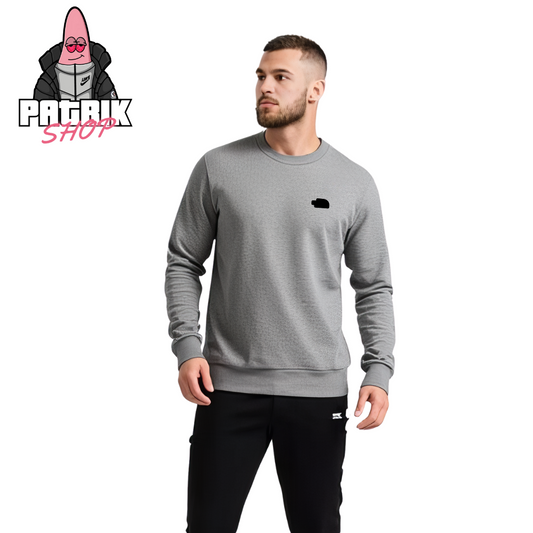 The North Face Sivi Duks sa Crnim Gumenim Logom