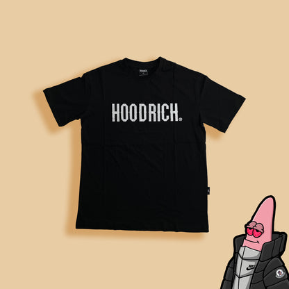 HOODRICH Crna Majica sa Logo Printom