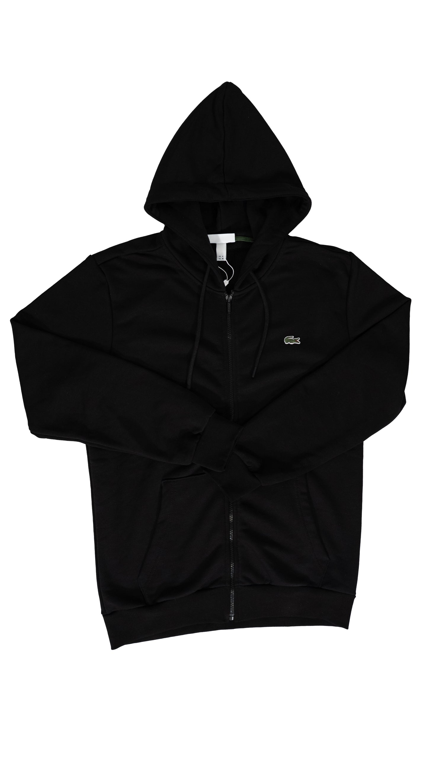 Lacoste Full-Zip Crni Duks sa Basic Logom