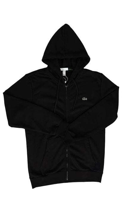 Lacoste Full-Zip Crni Duks sa Basic Logom