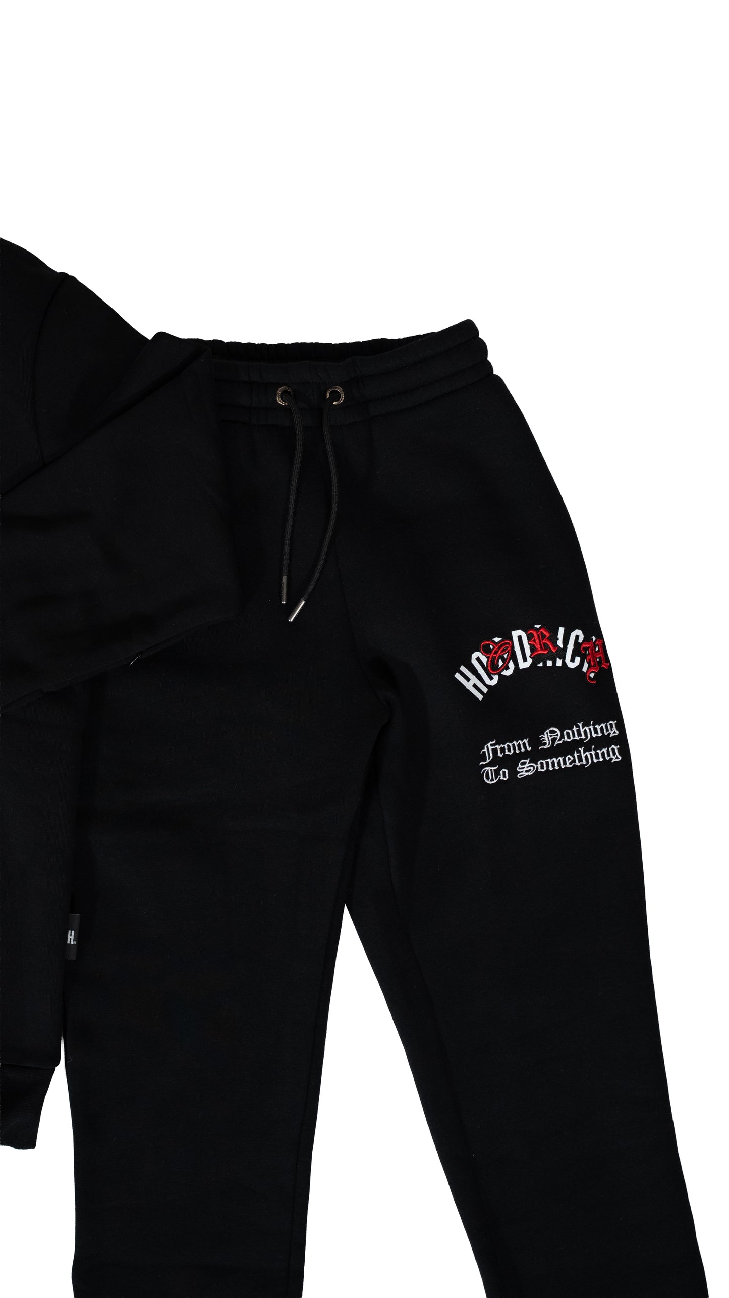 HOODRICH Crna Komplet Trenerka sa Money Collector Printom na Leðima