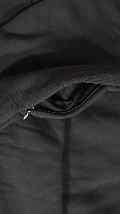 HOODRICH Crna Komplet Trenerka sa Money Collector Printom na Leðima