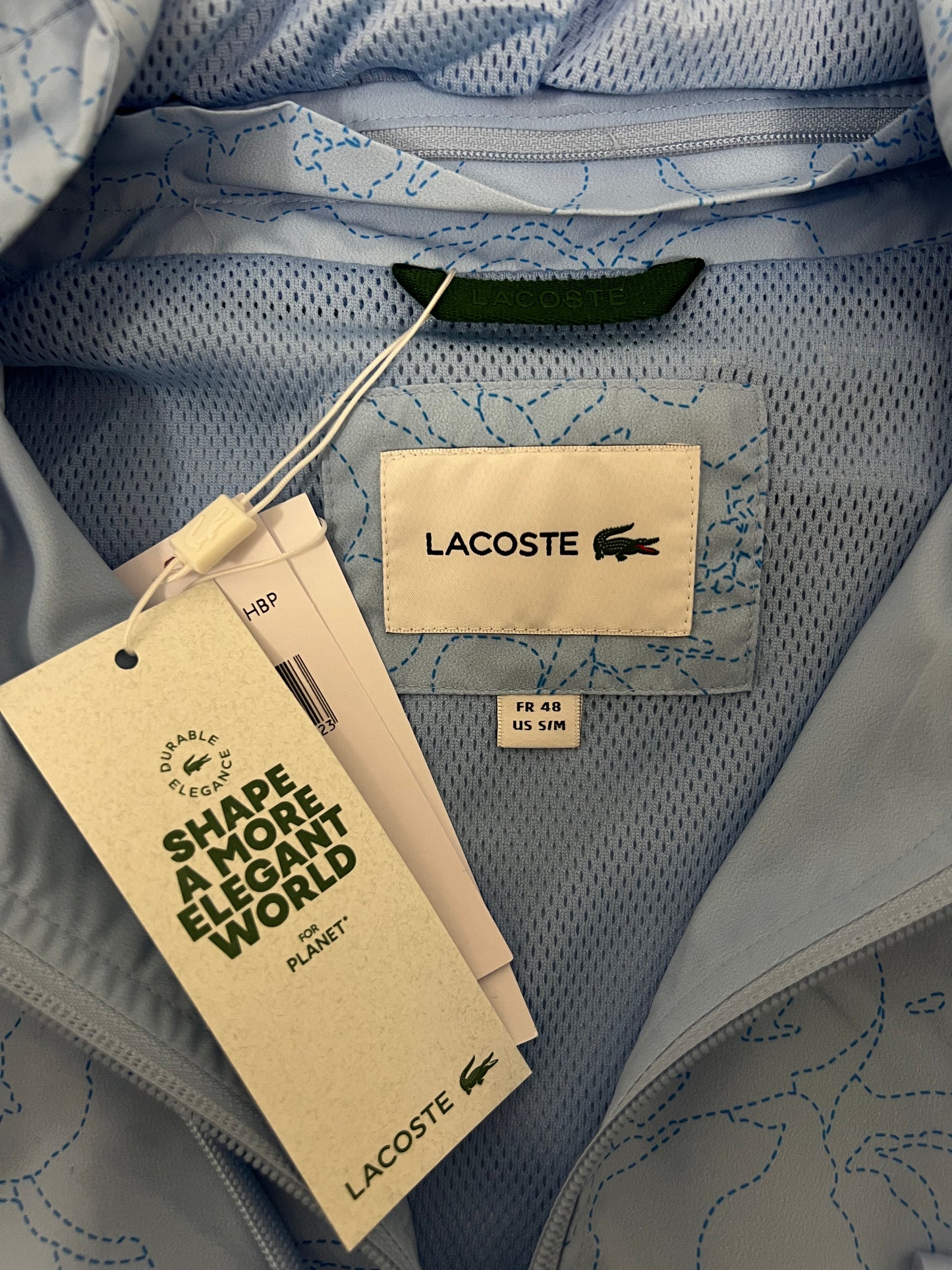 Lacoste Baby Blue Monogram Šuškavac SS26