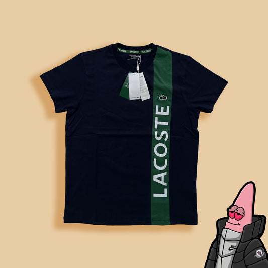 Lacoste Sport Navy Logo Print Majica