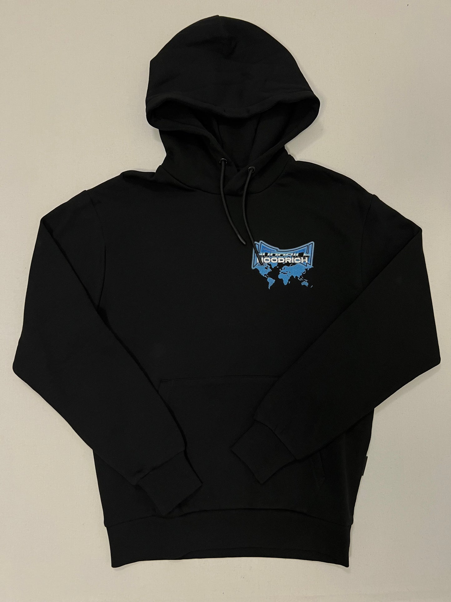 HOODRICH Crni Duks sa Worldwide Printom na Leðima