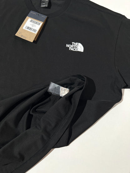 The North Face Crna Majica sa Narandžastim Mauntain Printom