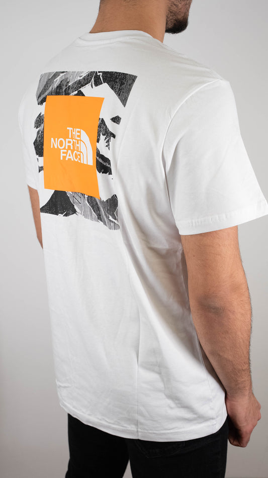 The North Face Bela Majica sa Box Logom na Leðima