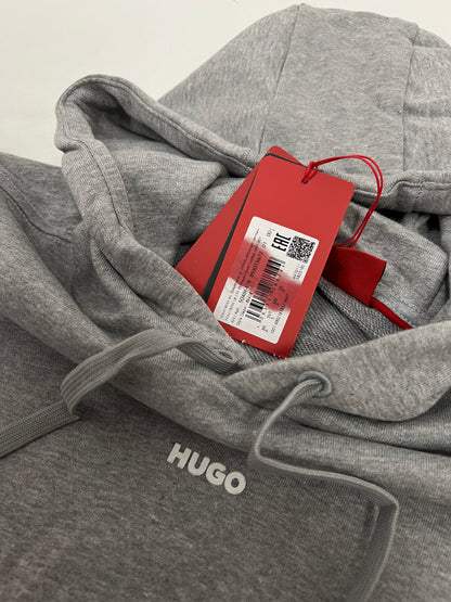 HUGO Sivi Duks sa Minimalistic Logom na Grudima