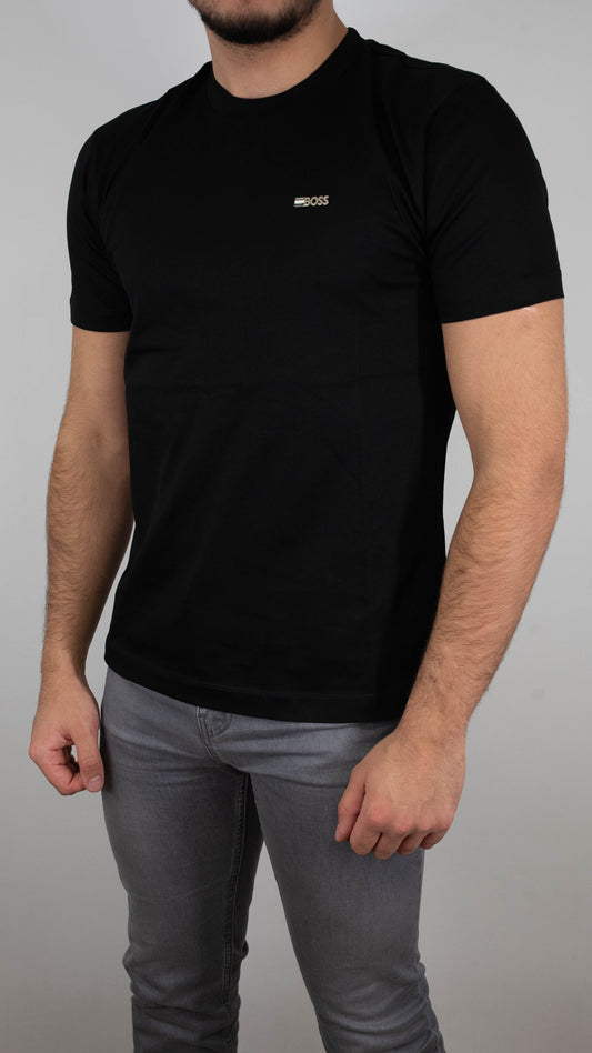 BOSS Crna Majica Minimalistic Logom
