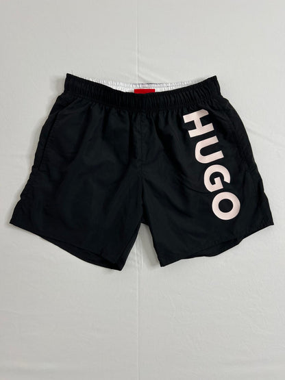 HUGO Crni Kupaći sa Basic Text Logom