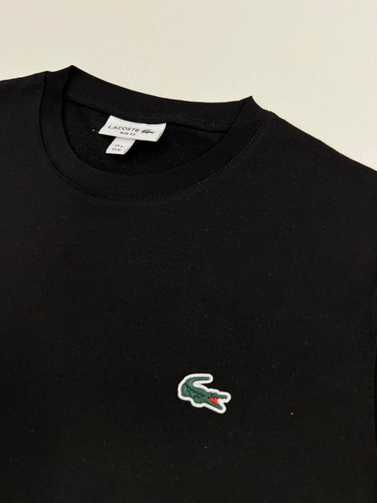 Lacoste Crna Majica sa Miami Beach Back Printom