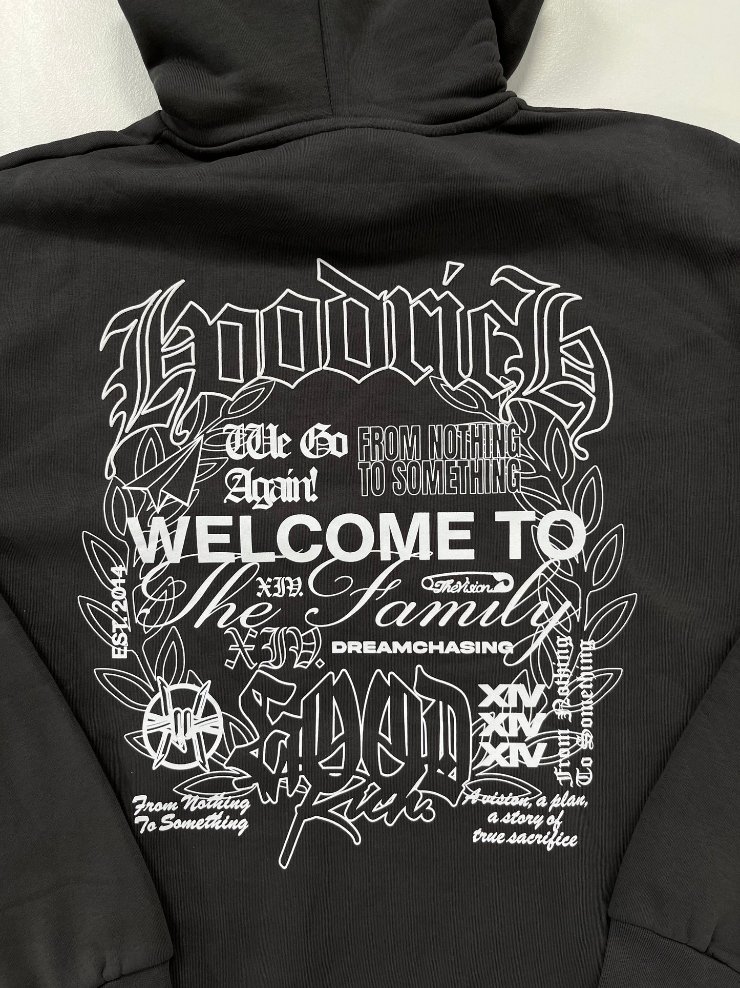 HOODRICH Sivi Komplet 'Welcome to Family'