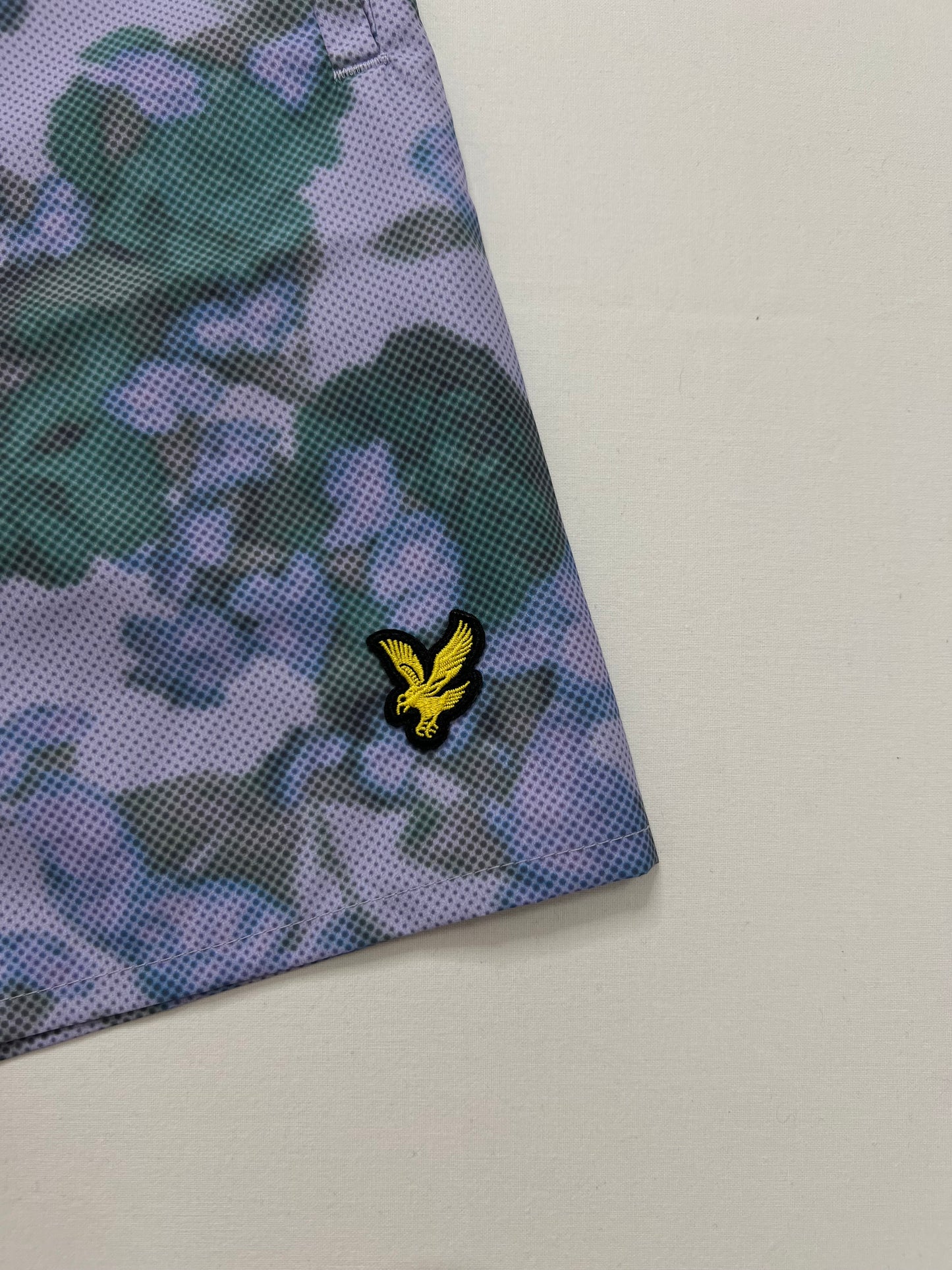 Lyle & Scott Lila šareni Kupaći Šorc sa Logom