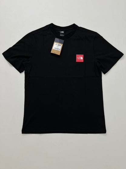 The North Face Crna Majica sa Box Printom na Leðima [Oversize]