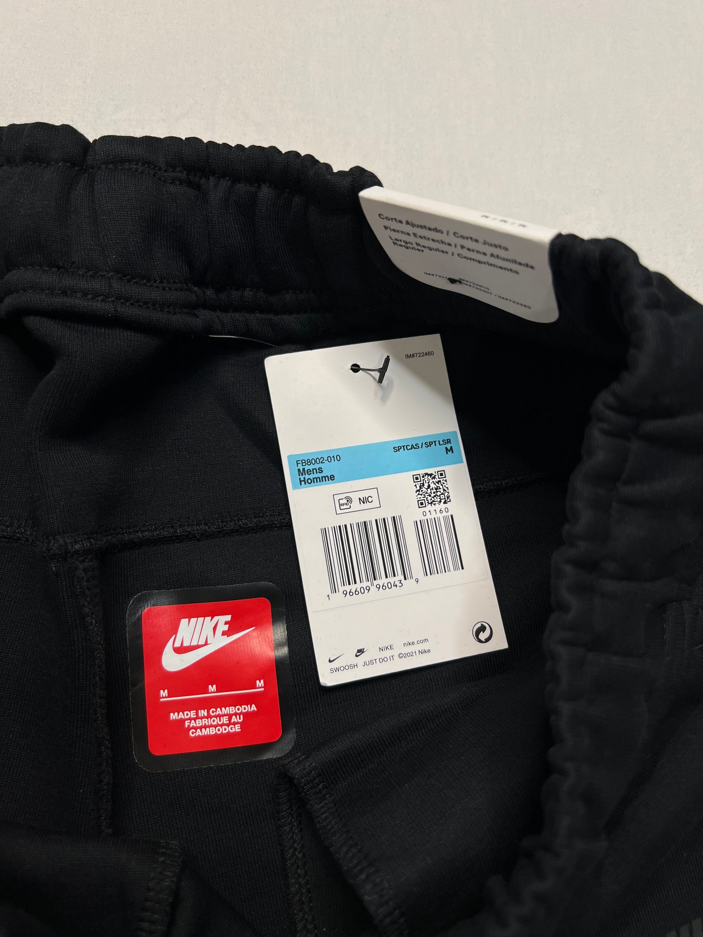 Nike Tech Fleece S23 Crni Donji Deo Trenerke