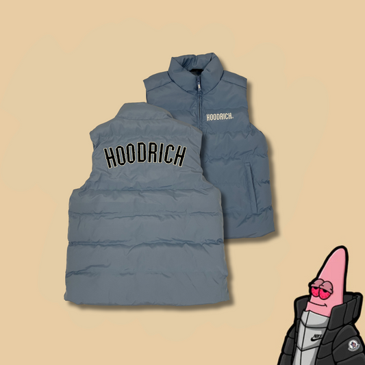 HOODRICH Baby Blue Prsluk sa Back Printom