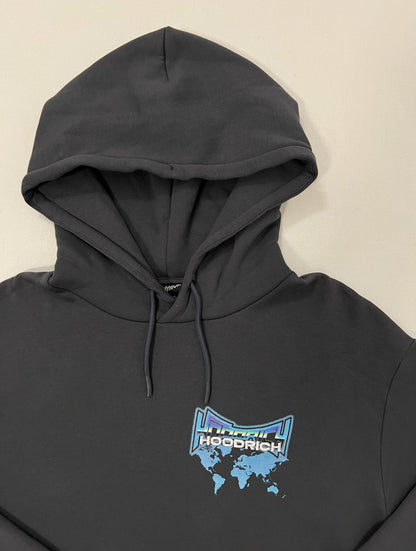 HOODRICH Sivi Worldwide Komplet sa Printom na Leðima