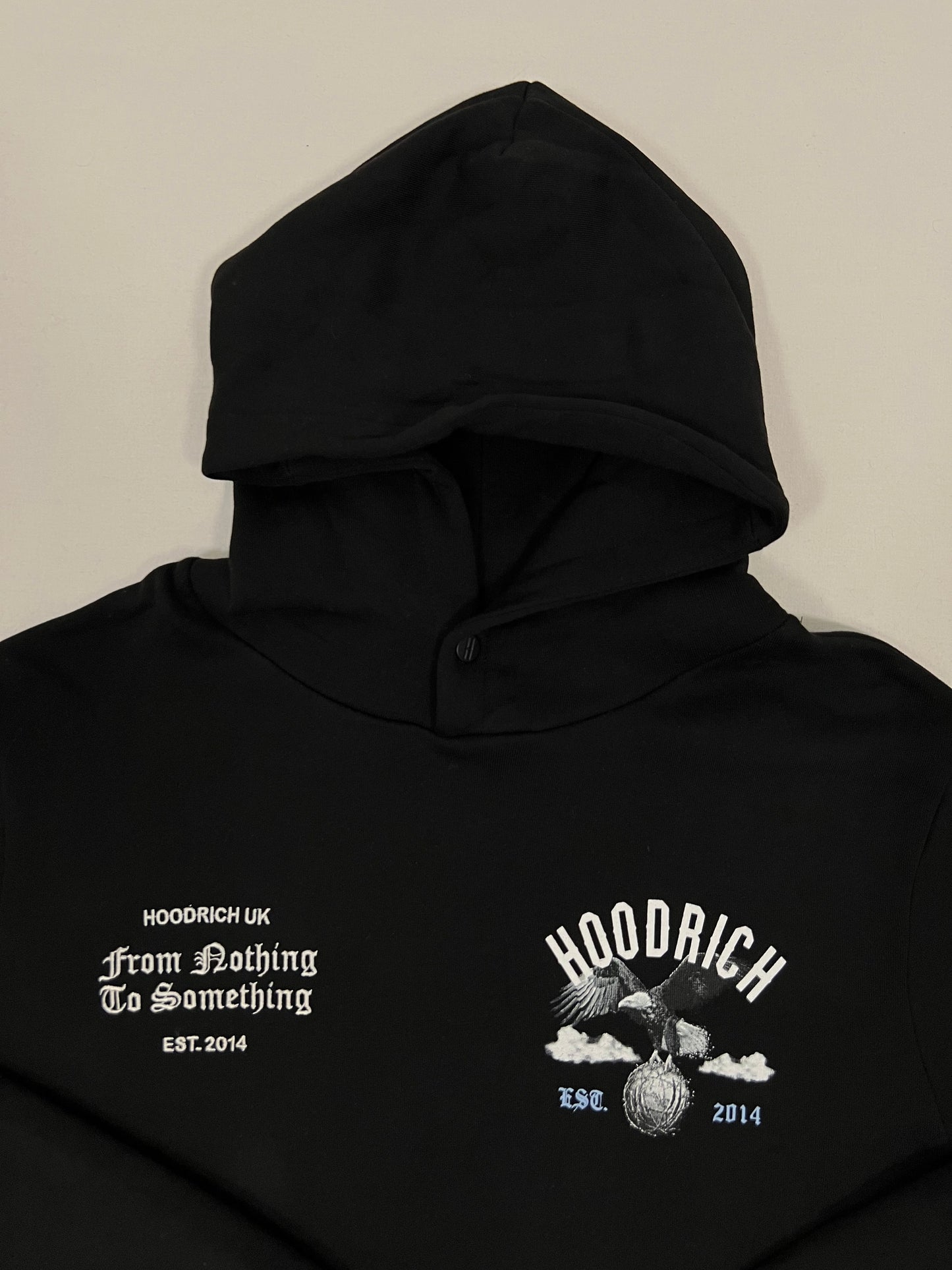 HOODRICH Crni Komplet sa Orao Printom na Leðima