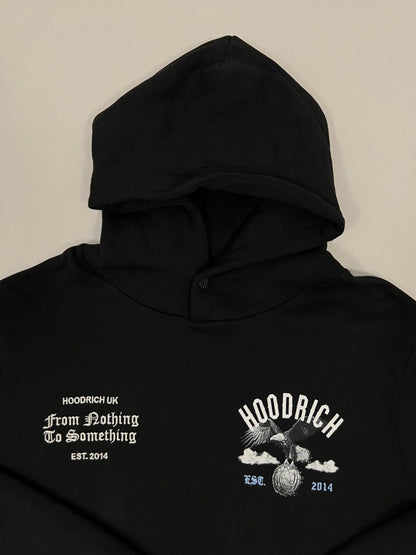 HOODRICH Crni Komplet sa Orao Printom na Leðima