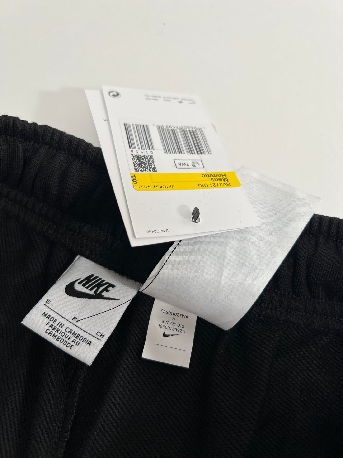 Nike Crni Šorc sa Velikim Logo Printom