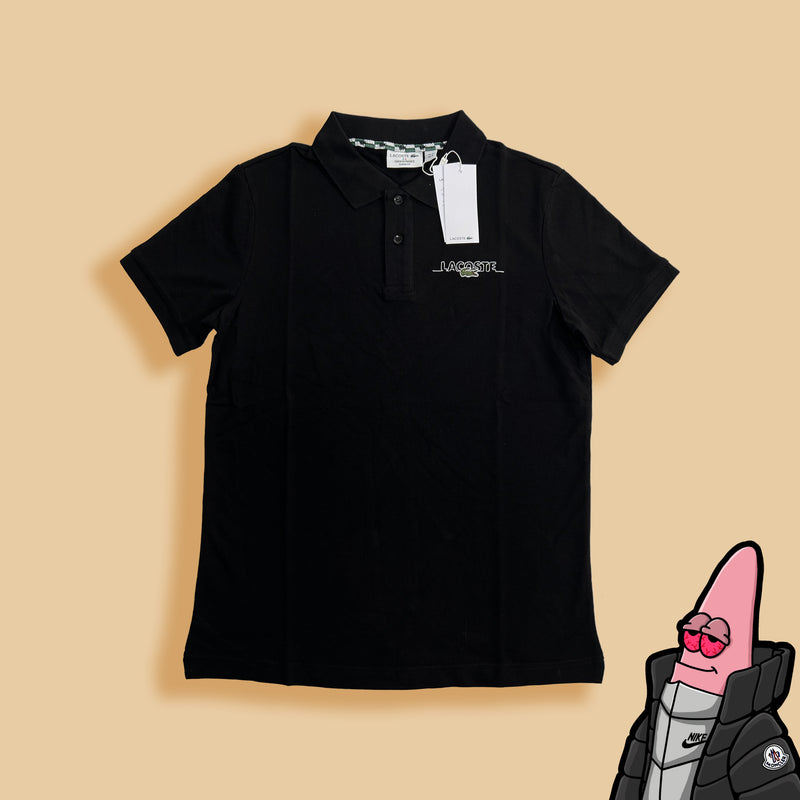 Lacoste Made in France Crna Majica Classic Fit