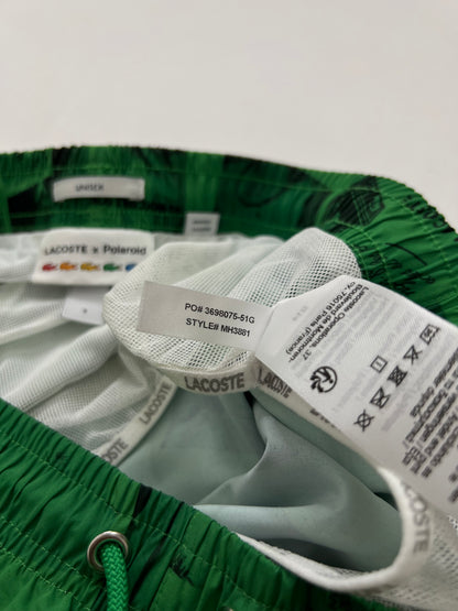 Lacoste x Polaroid Zeleno/Crni Šorc Kupaći sa All-Over Printom