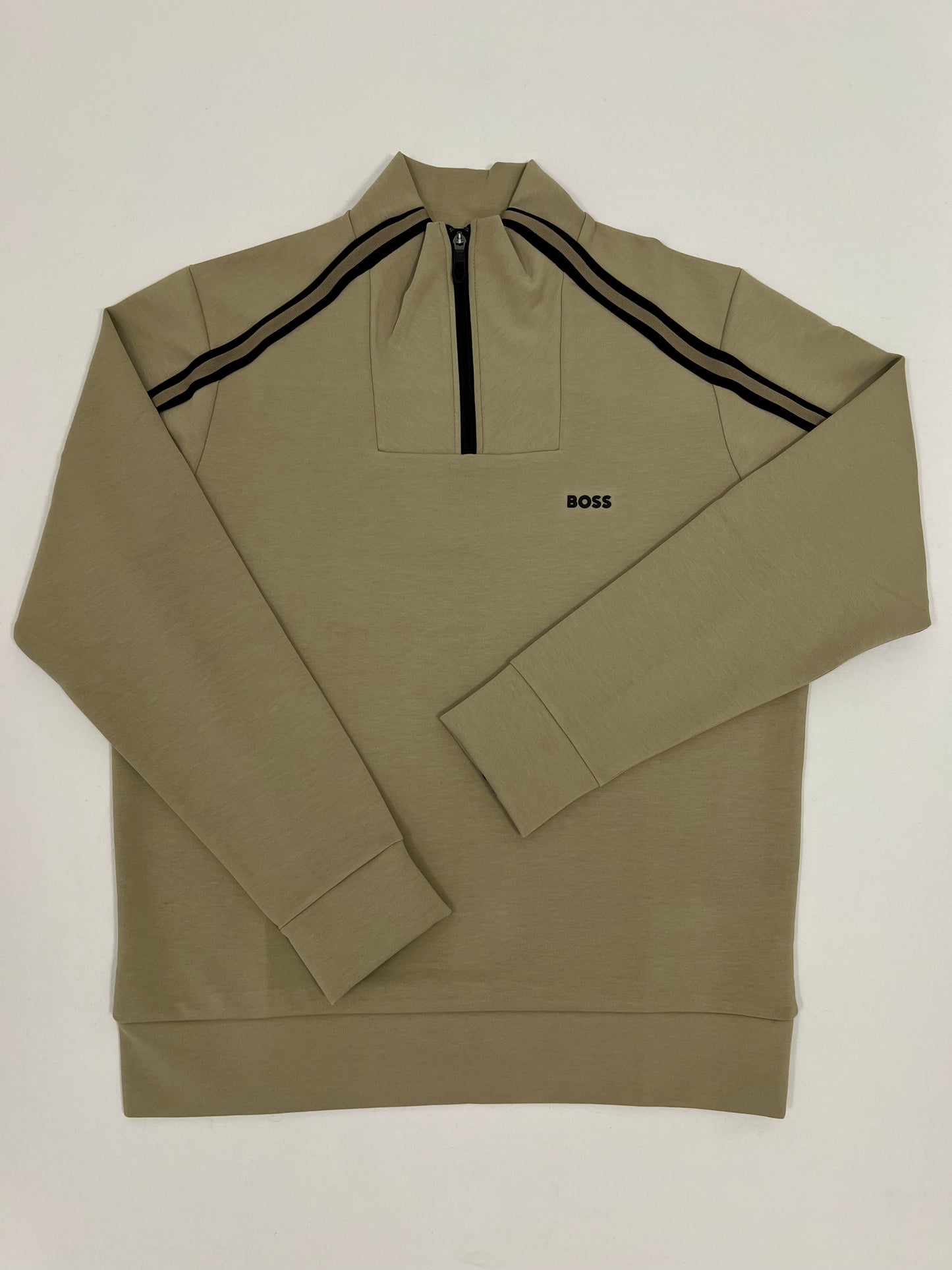 BOSS Krem Quarter-Zip Komplet sa Detaljima SS2026