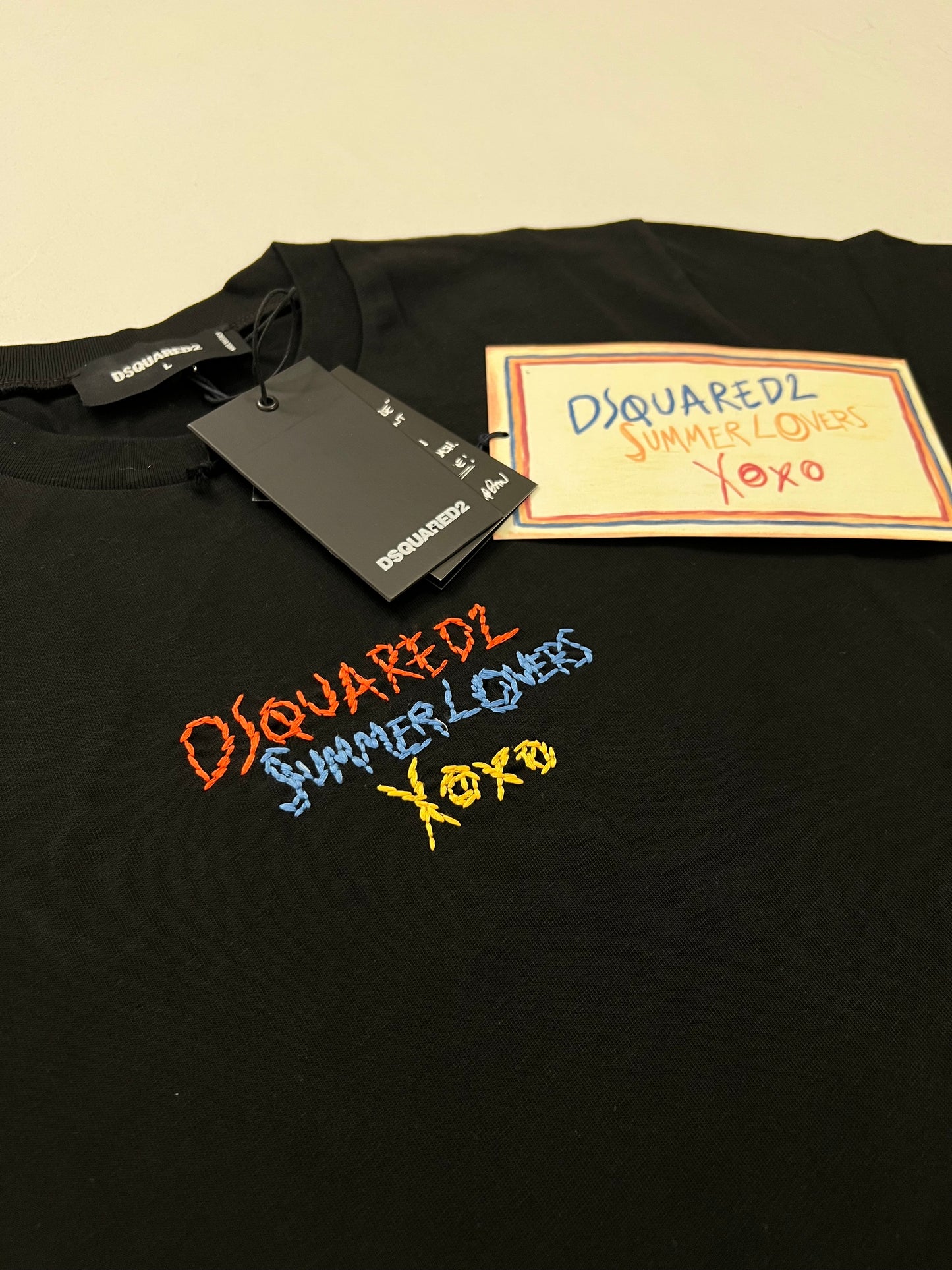 Dsquared2 SummerLovers S2025 Crna Majica