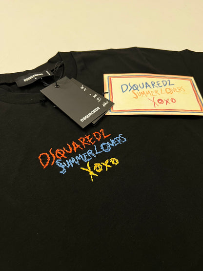 Dsquared2 SummerLovers S2025 Crna Majica