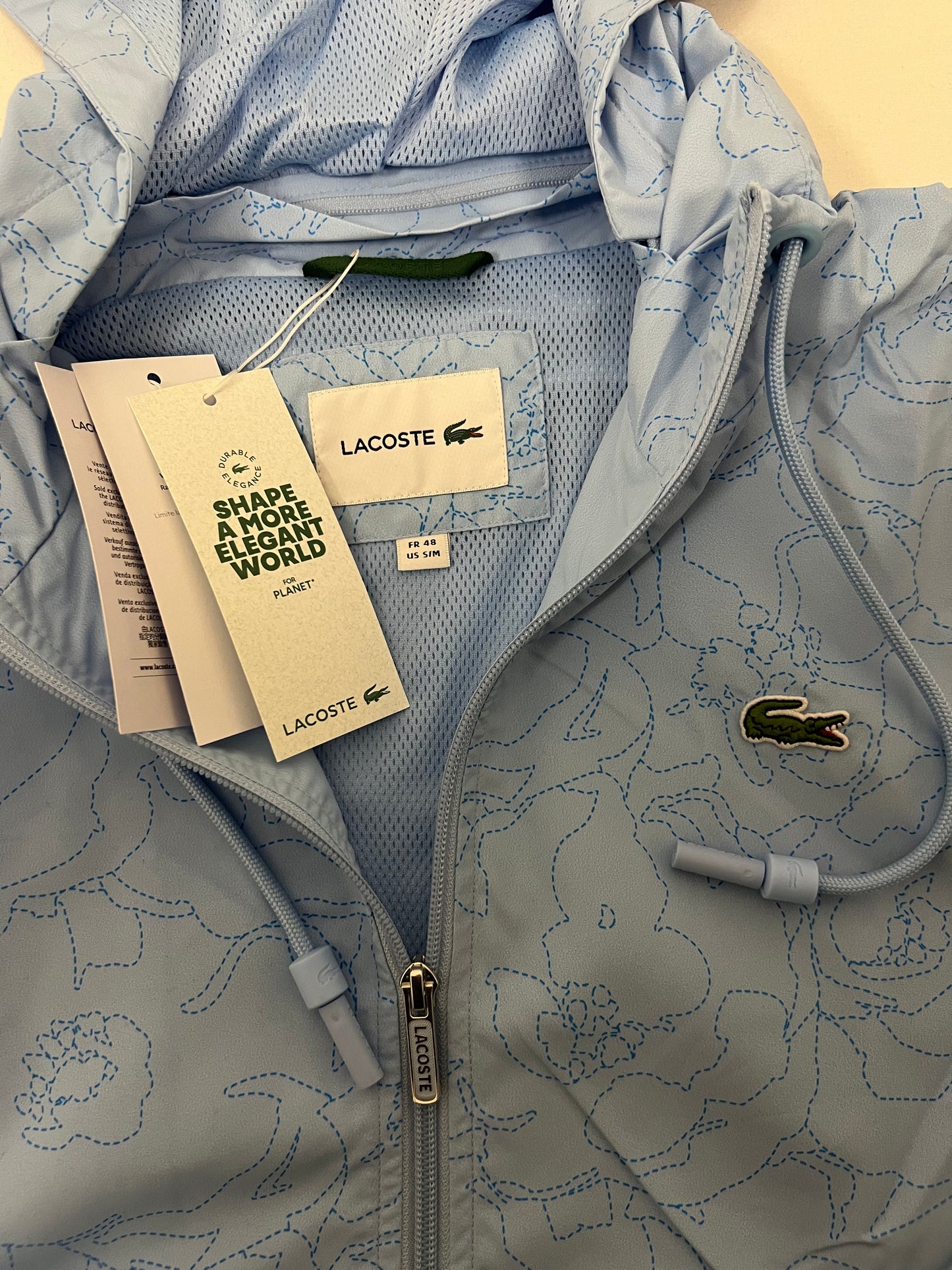 Lacoste Baby Blue Monogram Šuškavac SS26