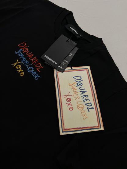 Dsquared2 SummerLovers S2025 Crna Majica