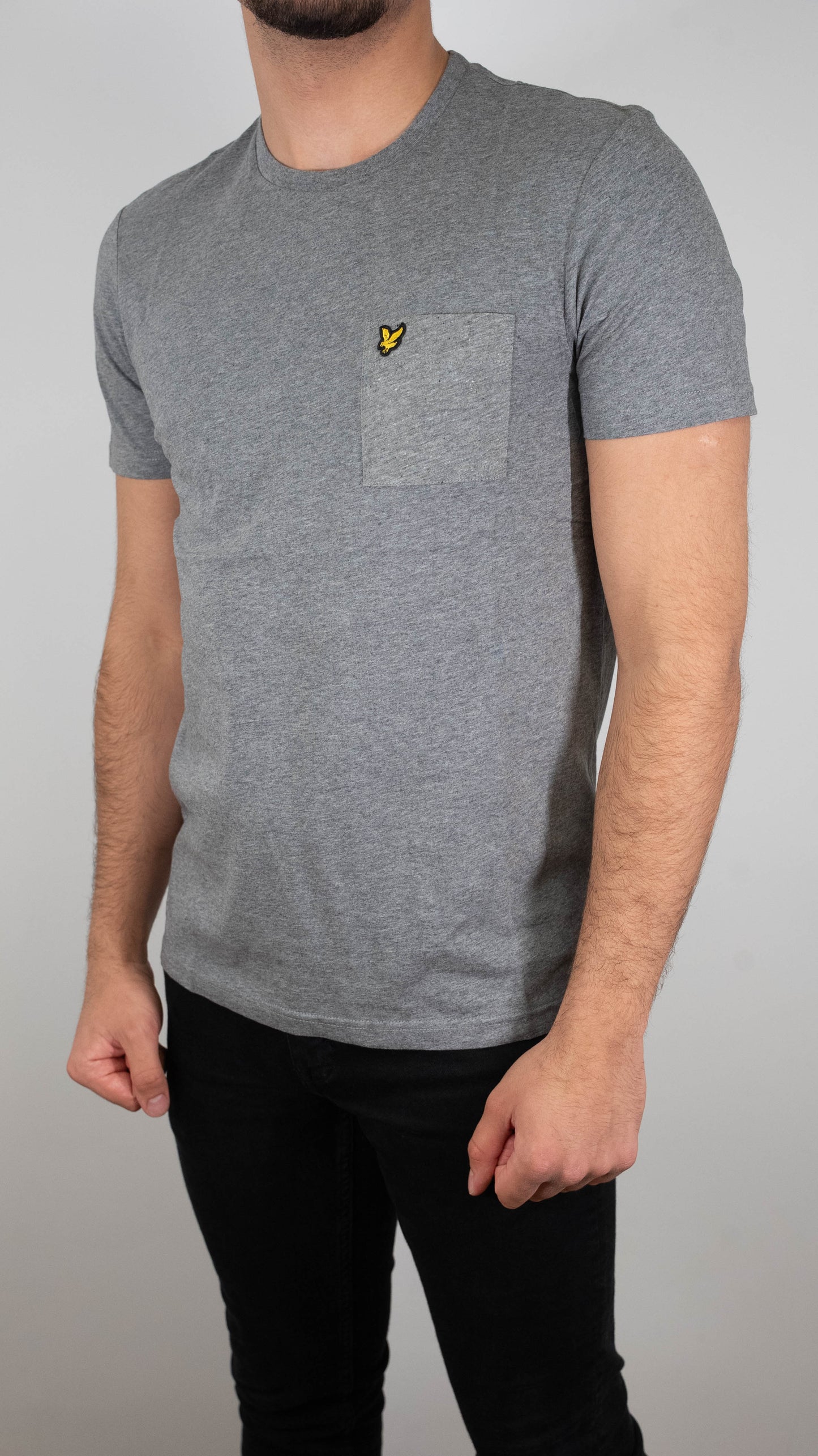 Lyle & Scott Siva Majica sa Džepićem