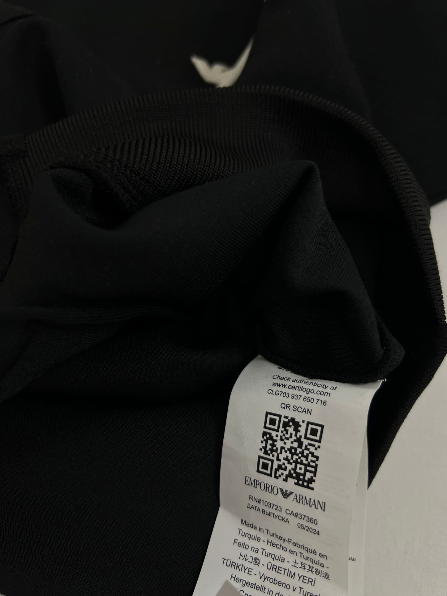 Emporio Armani EA7 Crna Sportska-Elegantna Košulja/Kaput SS2026