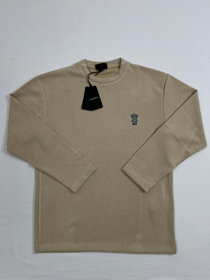 Emporio Armani EA7 Krem Tanki Duks sa EA7 Logom