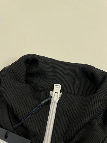 Fred Perry Full-Zip Crni Duks sa Logom na Rukavima