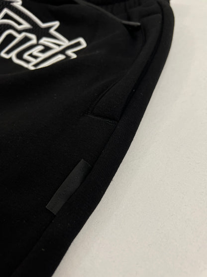 HOODRICH Crni Donji Deo Trenerke sa Crnim Zvezdastim Logom