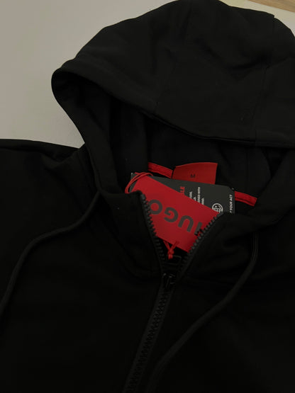HUGO Crni FULL-ZIP Komplet sa Crvenim Box Logom