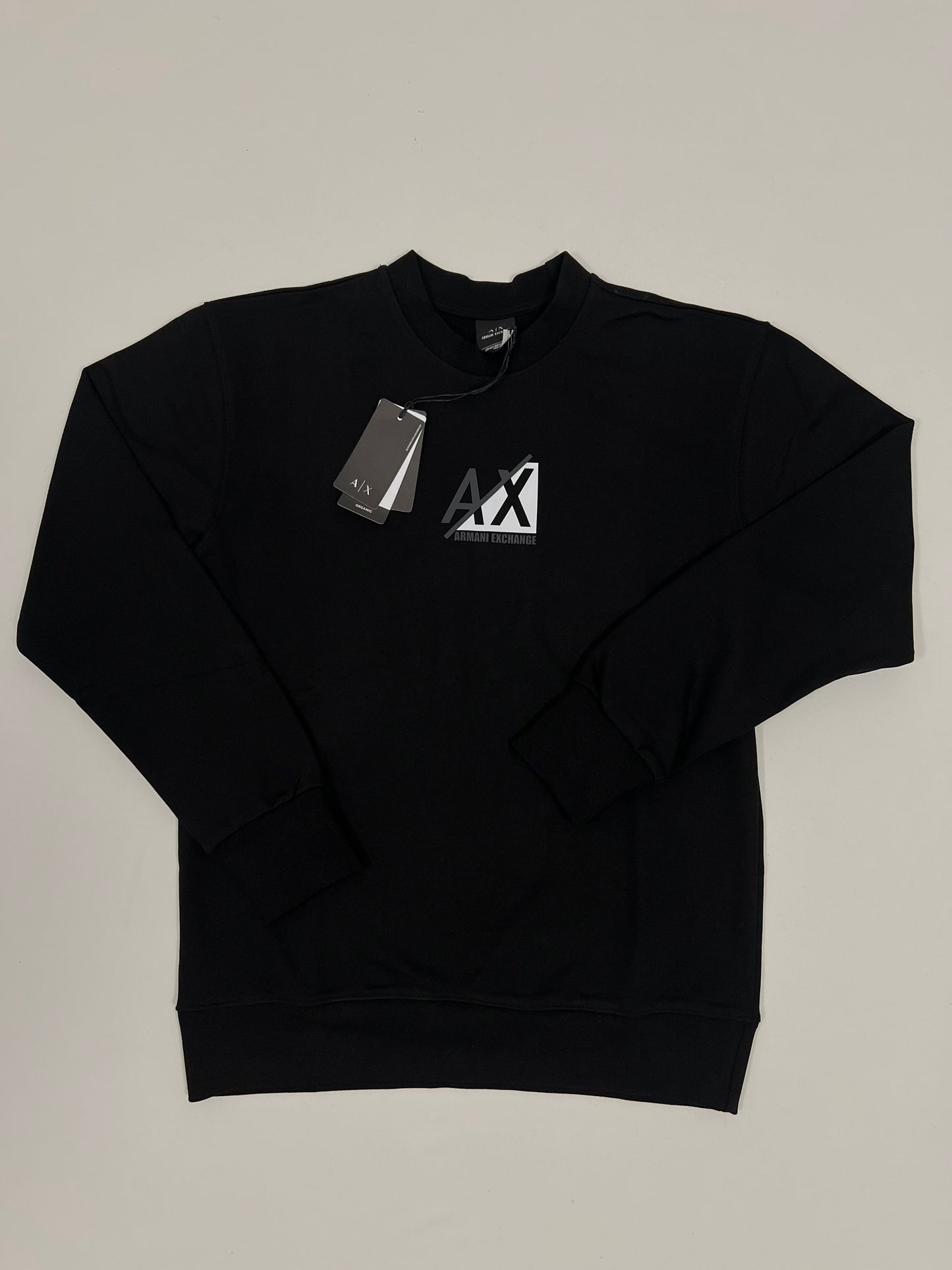 Armani Exchange Crni Duks sa AX Logom