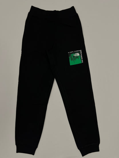 The North Face Crni Komplet sa Neon Mountain Printom