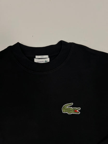 Lacoste Crni Unisex Duks sa Big Croc Logom [Relaxed Fit]