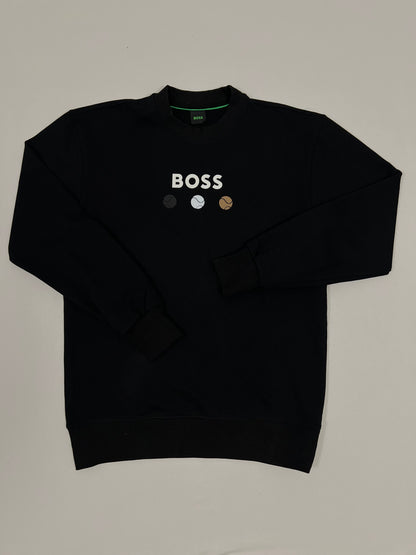 BOSS Crni Duks sa Logom i Lopticama