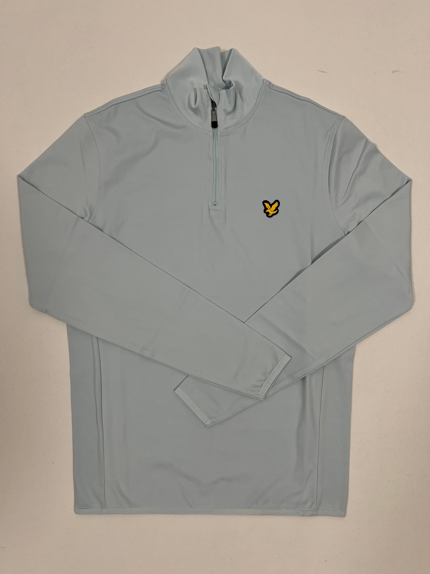Lyle & Scott Sport Quarter-Zip Baby Blue Duks sa Logom