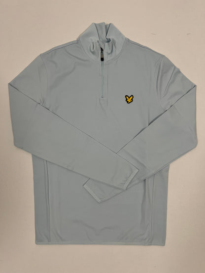 Lyle & Scott Sport Quarter-Zip Baby Blue Duks sa Logom
