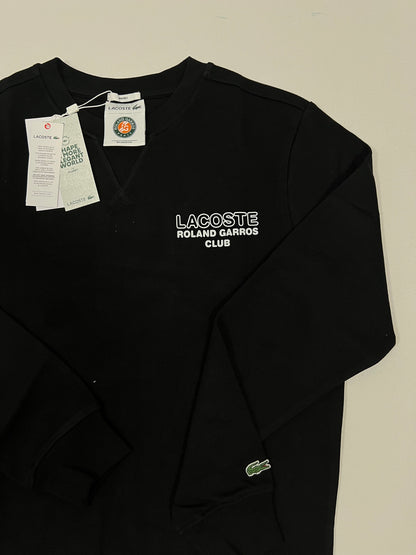 Lacoste x Roland Garros Crni Duks sa Printom na Leđima