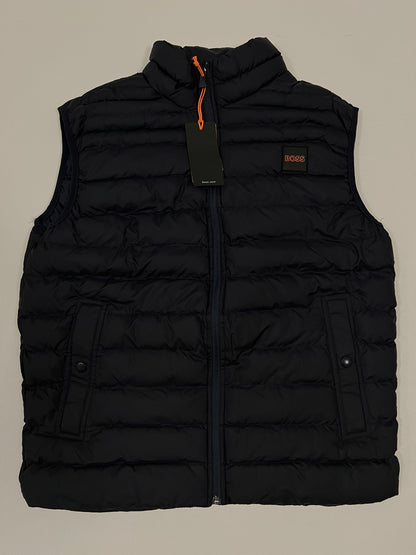BOSS Crni Elegant Prsluk sa Narandžastim Logom