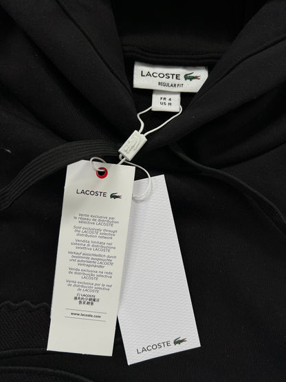 Lacoste Crni Duks sa Big Croc Ušivenim Logom