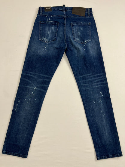 Dsquared2 Teget Farmerice sa Brutalni Zip Dodatkom