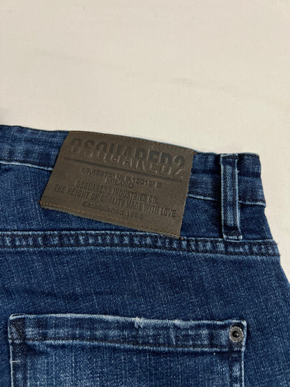 Dsquared2 Teget Farmerice sa Brutalni Zip Dodatkom